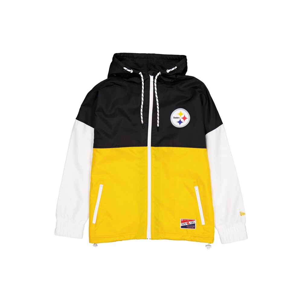 New Era Pittsburgh Steelers Throwback Windbreaker - Size 3XL
